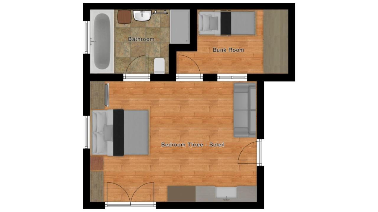 Chalet Aventure B&B Les Gets Bagian luar foto