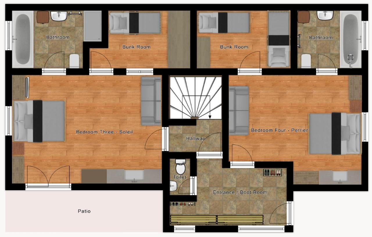 Chalet Aventure B&B Les Gets Bagian luar foto