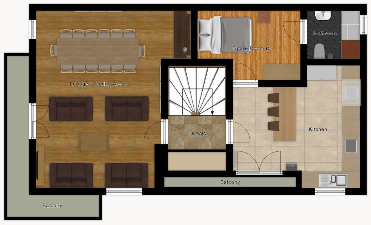 Chalet Aventure B&B Les Gets Bagian luar foto