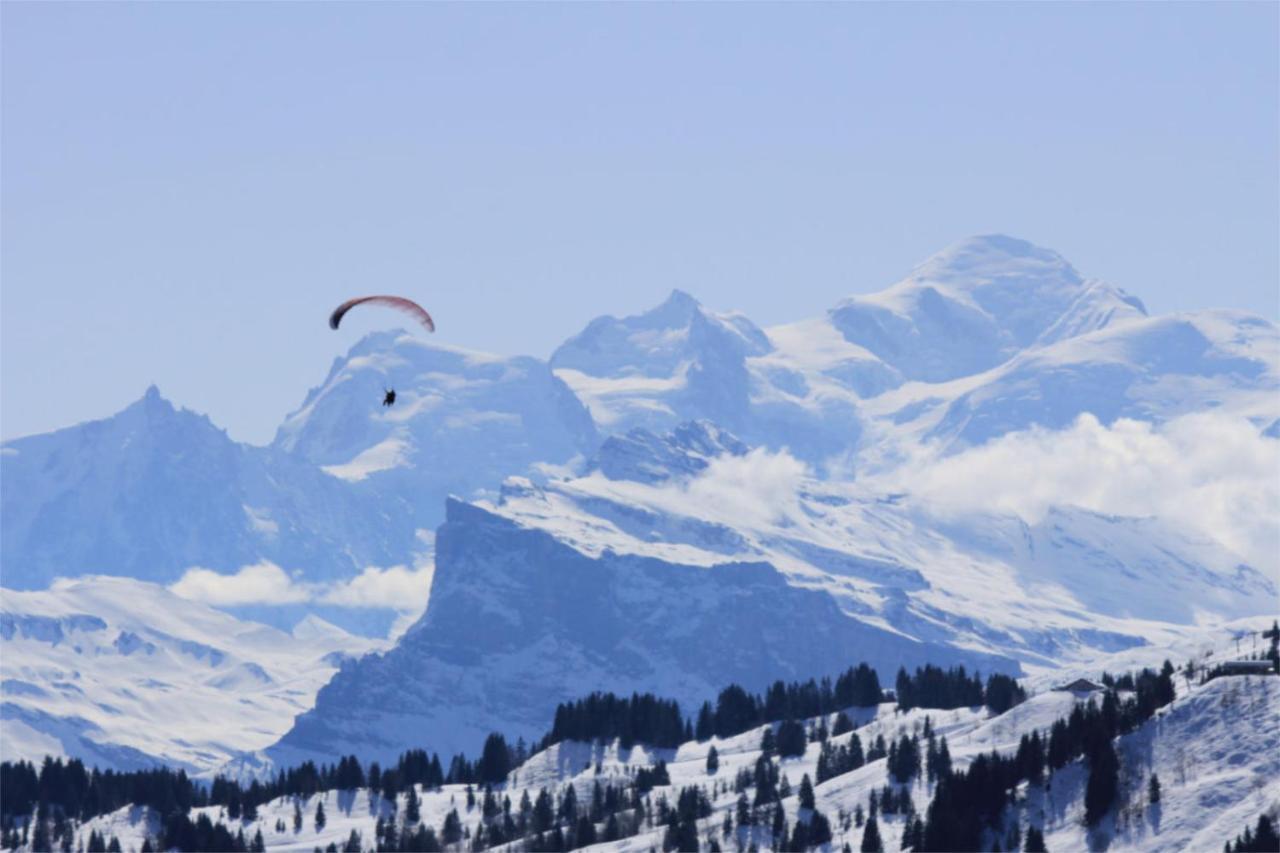 Chalet Aventure B&B Les Gets Bagian luar foto