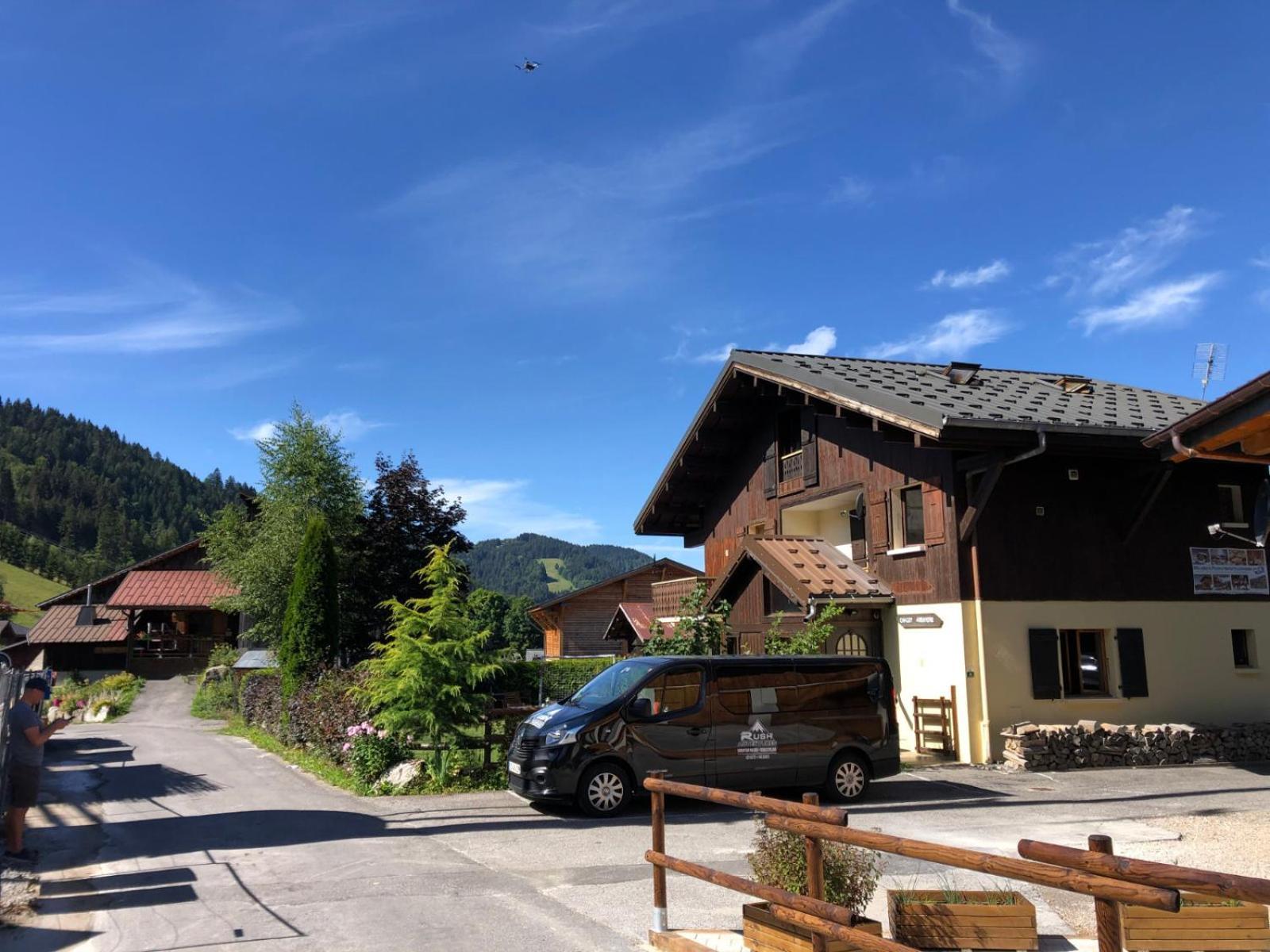 Chalet Aventure B&B Les Gets Bagian luar foto