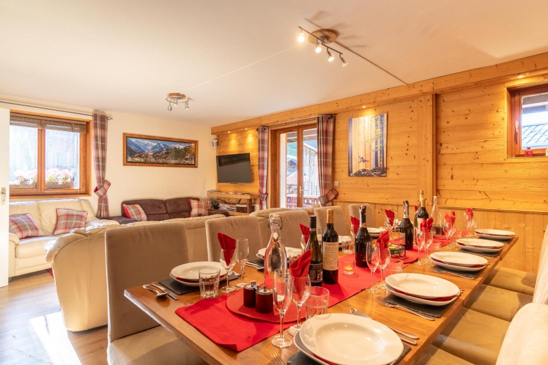 Chalet Aventure B&B Les Gets Bagian luar foto