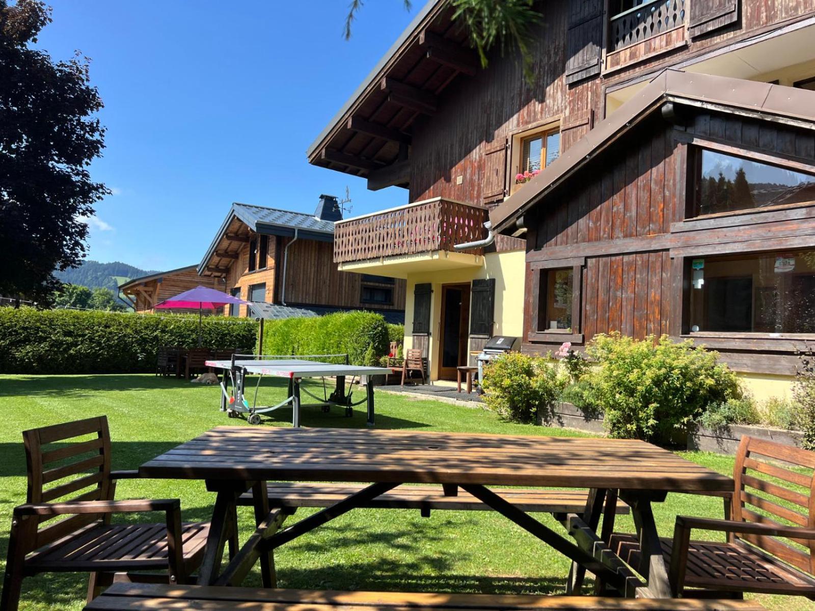 Chalet Aventure B&B Les Gets Bagian luar foto