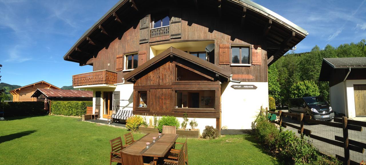 Chalet Aventure B&B Les Gets Bagian luar foto