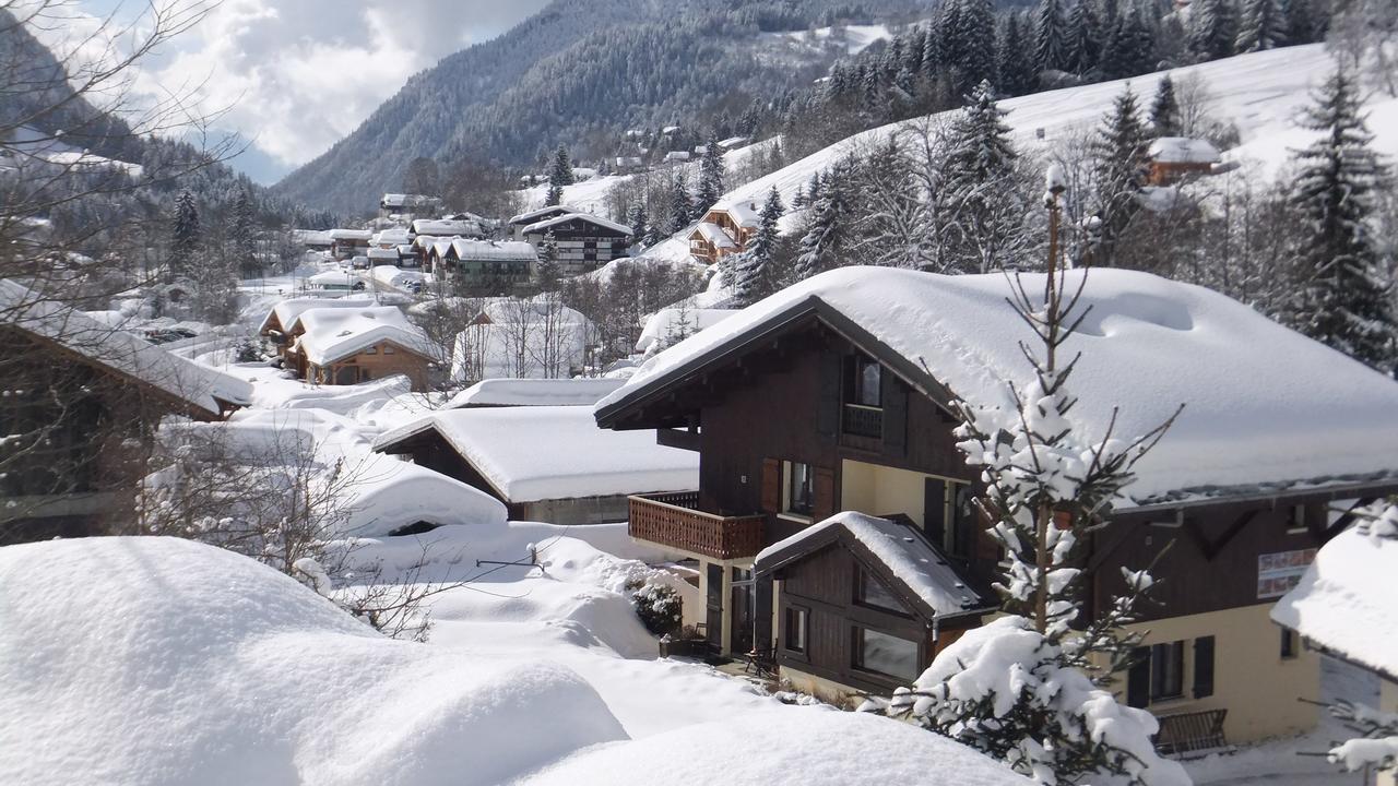 Chalet Aventure B&B Les Gets Bagian luar foto
